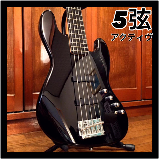 Squier Deluxe Jazz Bass V Active  値下げ