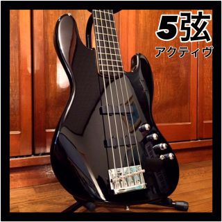 フェンダー(Fender)のSquier Deluxe Jazz Bass V Active 中古 値下げ(エレキベース)