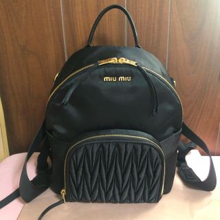 ミュウミュウ(miumiu)のみさん様専用です♡ミュウミュウ♡バックパック リュック(リュック/バックパック)