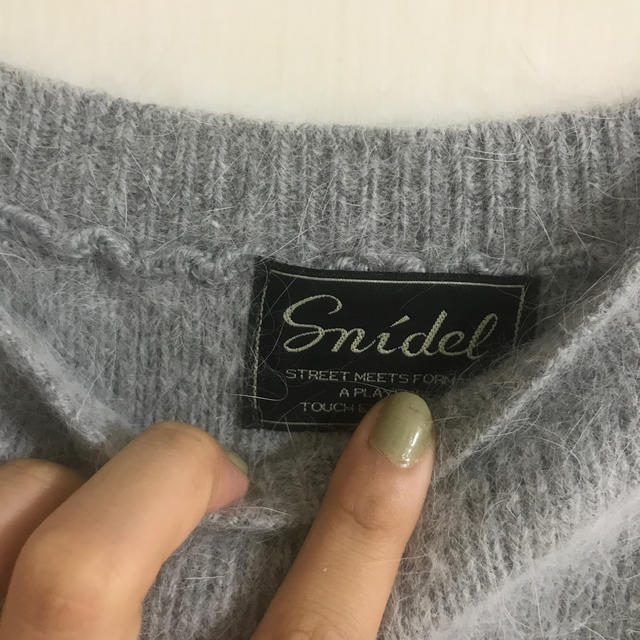 SNIDEL(スナイデル)のsnidel 半袖ニット モヘア レディースのトップス(ニット/セーター)の商品写真