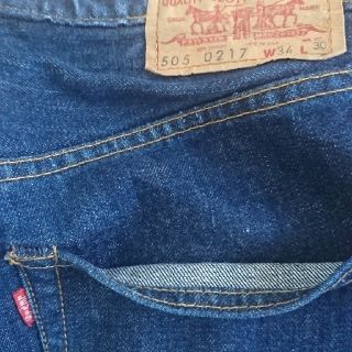 希少 60's 復刻 LEVI'S LVC 1967 505 BIGE 赤耳