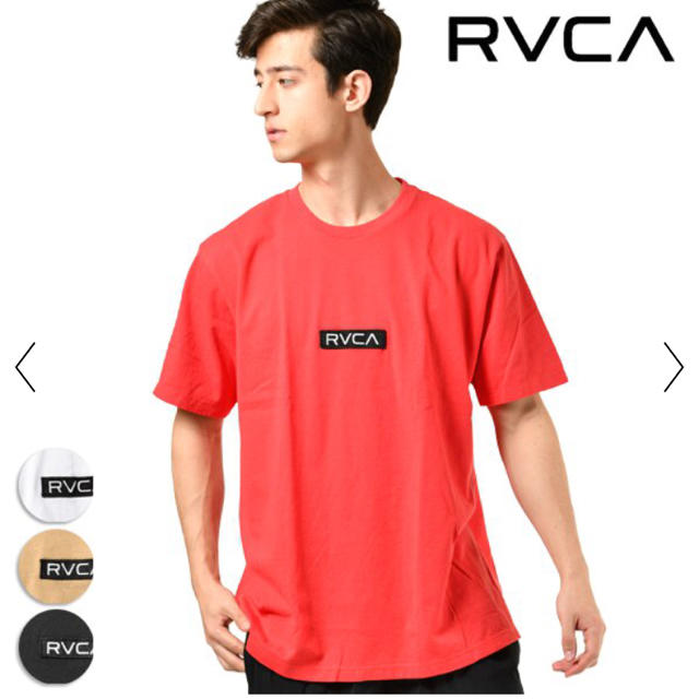 RVCA(ルーカ)の緊急値下げ‼️完売商品 RVCA シンプルロゴＴ レッド 赤 メンズのトップス(Tシャツ/カットソー(半袖/袖なし))の商品写真