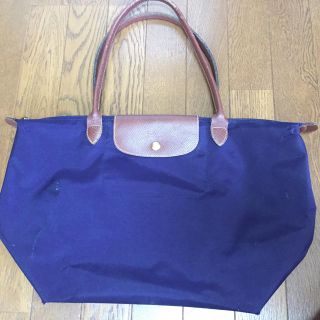 ロンシャン(LONGCHAMP)のLongchamp ロンシャン紫(トートバッグ)