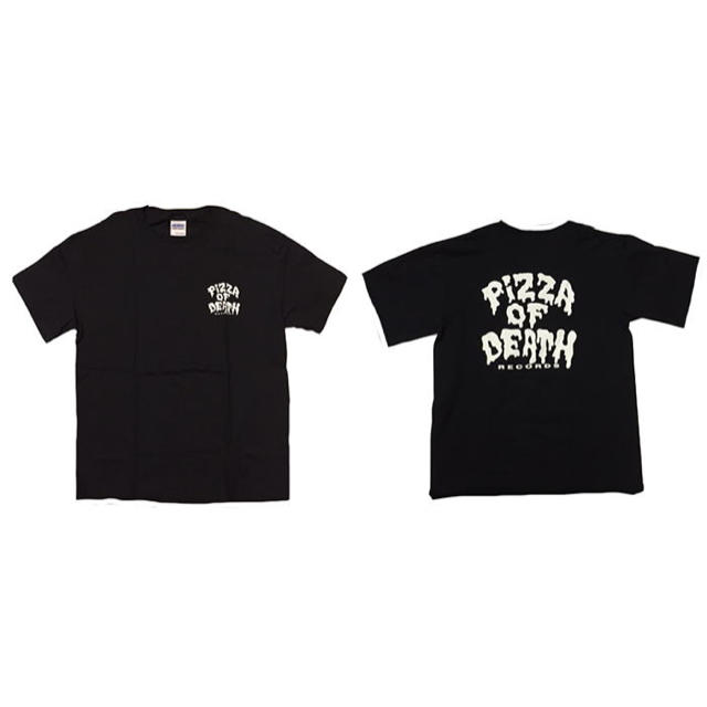 PIZZA OF DEATH ロゴTシャツ 黒(L) エンタメ/ホビーのタレントグッズ(ミュージシャン)の商品写真