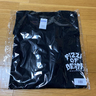 PIZZA OF DEATH ロゴTシャツ 黒(L)(ミュージシャン)