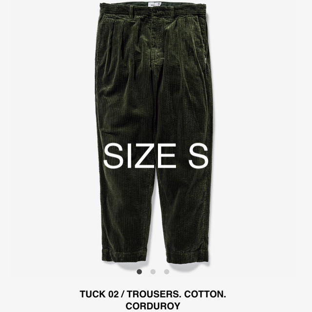 WTAPS TUCK 02 TROUSERS COTTON CORDUROY