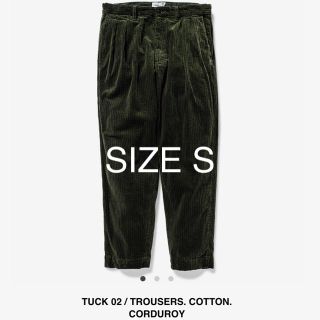 W)taps - WTAPS TUCK 02 TROUSERS COTTON CORDUROY の通販 by