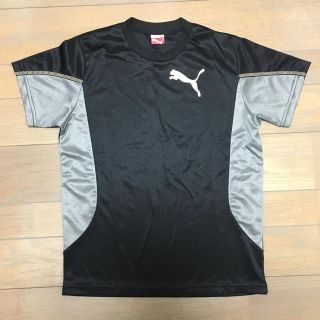 プーマ(PUMA)の☆ size150☆PUMAプーマ トレーニングシャツブラック(ウェア)