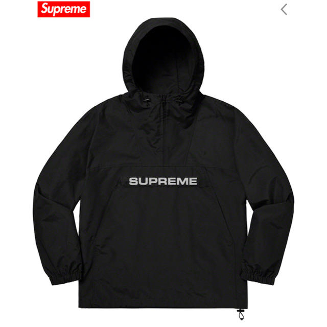 大人気 supreme  Heavy Nylon Anorak L ブラック