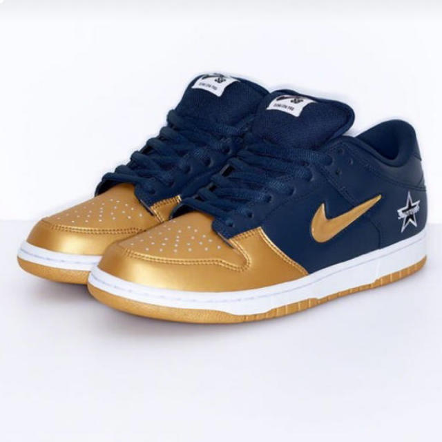 27.5cm nike sb supreme dunk low