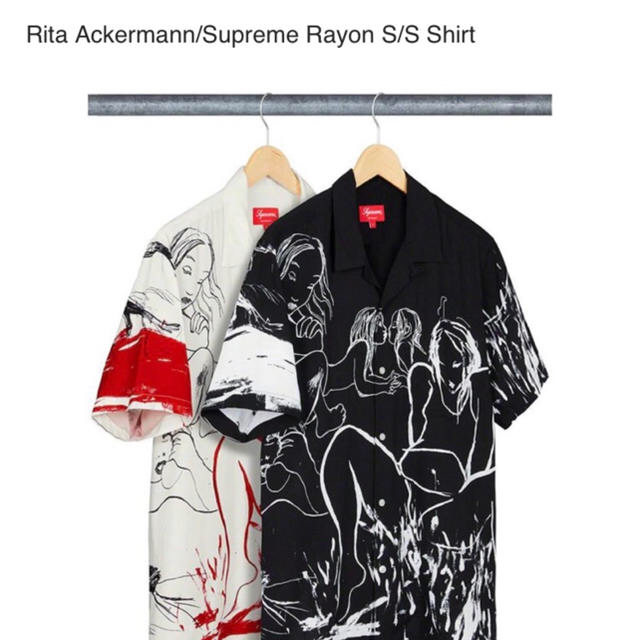 M Supreme Rita Ackermann Rayon S/S Shirt