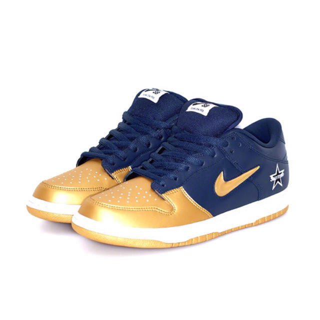 Supreme®/Nike® SB Dunk Low Navy Gold靴/シューズ