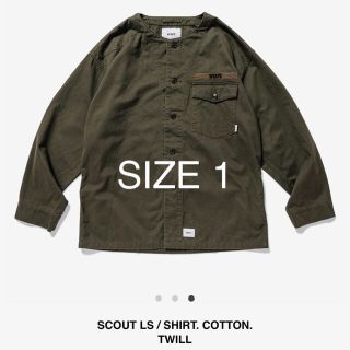 ダブルタップス(W)taps)のWTAPS SCOUT LS SHIRT COTTON TWILL S OD(Tシャツ/カットソー(七分/長袖))