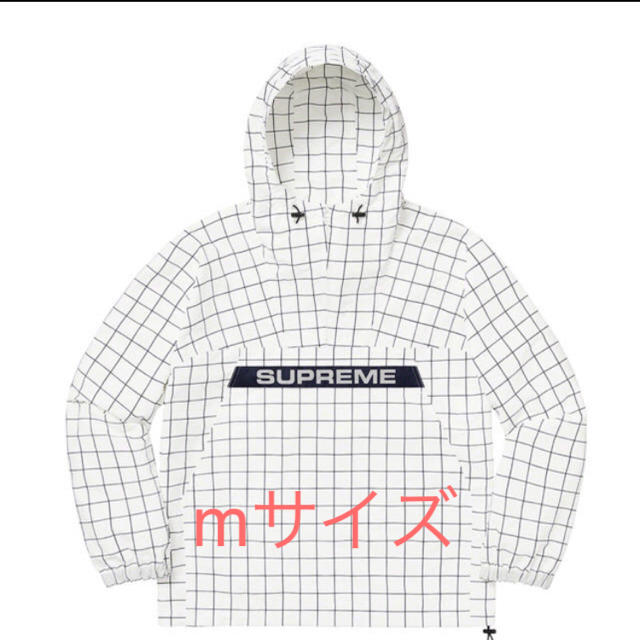 メンズHeavy Nylon Anorak Windowpane m サイズ