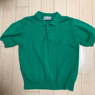 ベネトン(BENETTON)のオールド Benetton コットンニット プルオーバー 半袖 値下げ中(ニット/セーター)