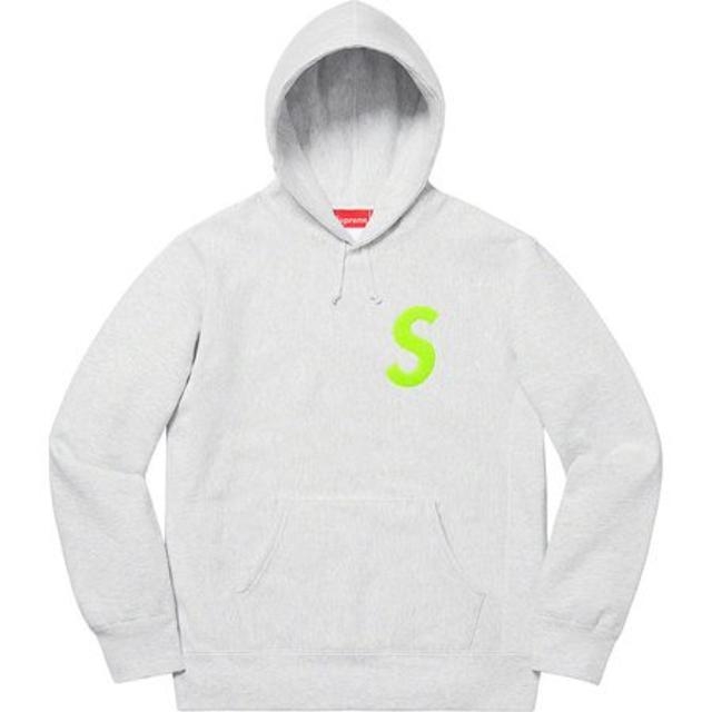 Supreme(シュプリーム)の【XL Ash Grey】 S Logo Hooded Sweatshirt メンズのトップス(パーカー)の商品写真