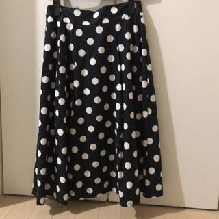 アベイル(Avail)の美品♡ドットフレアスカート(ひざ丈スカート)