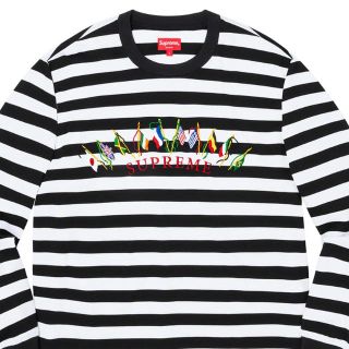 シュプリーム(Supreme)のsupreme flags L/S TOP 希少Lサイズ(Tシャツ/カットソー(七分/長袖))