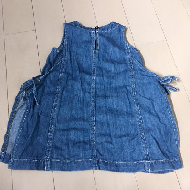 F.O.KIDS(エフオーキッズ)のF.O.KIDS デニムワンピース 95 キッズ/ベビー/マタニティのキッズ服女の子用(90cm~)(ワンピース)の商品写真