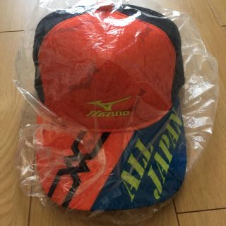 ミズノ(MIZUNO)のソフトテニス キャップ  オールジャパン ミズノ all japan(キャップ)