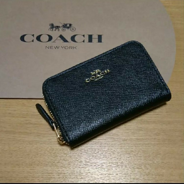 COACH(コーチ)の⭐新品⭐ コーチ ブラック コインウォレット ⭐ メンズのファッション小物(コインケース/小銭入れ)の商品写真