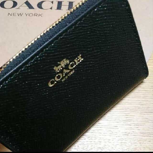 COACH(コーチ)の⭐新品⭐ コーチ ブラック コインウォレット ⭐ メンズのファッション小物(コインケース/小銭入れ)の商品写真