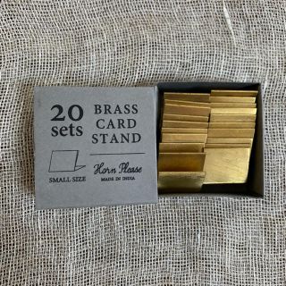 BRASS CARD STAND カードスタンド 真鍮(その他)