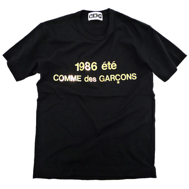 COMME des GARCONS(コムデギャルソン)のGOLD LOGO 1986 été COMME des GARCONS T メンズのトップス(Tシャツ/カットソー(半袖/袖なし))の商品写真