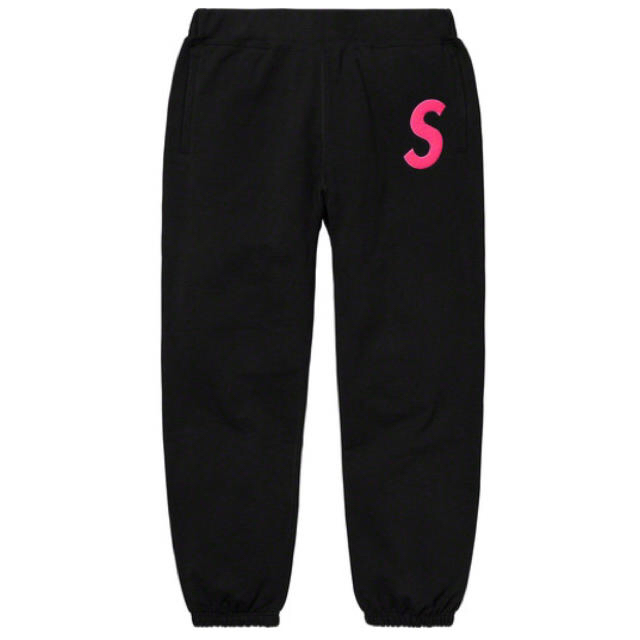 Supreme S Logo Sweatpant Black S シュプリーム