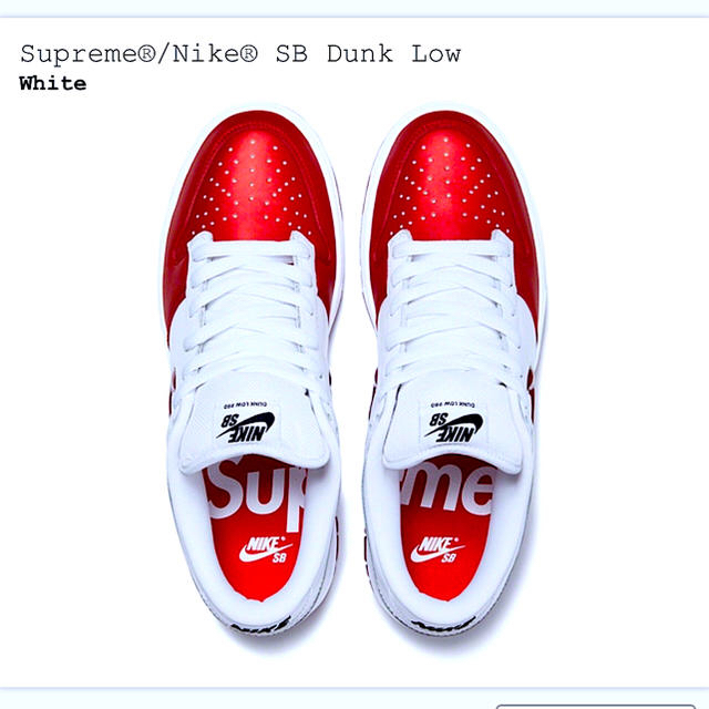 【確実正規品】Supreme®/Nike® SB Dunk Low 28cm