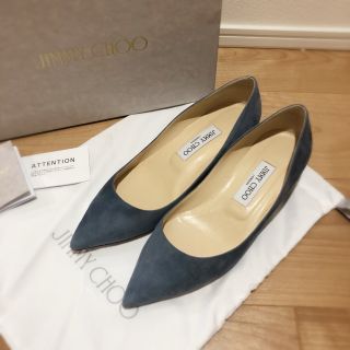 ジミーチュウ(JIMMY CHOO)の超美品❤️ JIMMYCHOO  スエードパンプス 36.5(ハイヒール/パンプス)