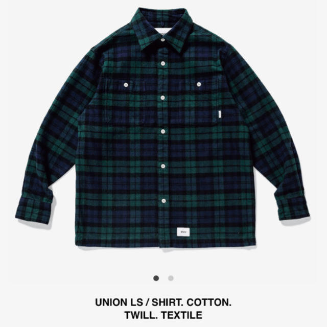 M WTAPS 19AW UNION LS SHIRT COTTON TWILL