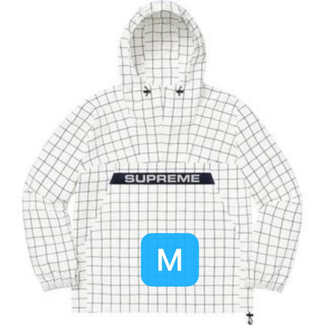 supreme Heavy Nylon Anorak Windowpane