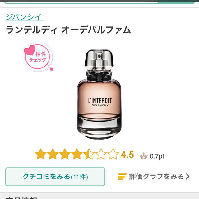 GIVENCHY(ジバンシィ)のジバンシイ 香水 オーデパルファム 50ml コスメ/美容の香水(香水(女性用))の商品写真