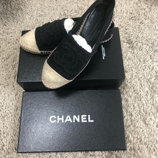 シャネル(CHANEL)のCANEL エスパドリーユ(スリッポン/モカシン)