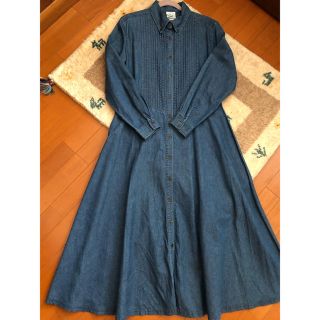 ローラアシュレイ(LAURA ASHLEY)のローラアシュレイ マキシ丈シャツワンピース(ロングワンピース/マキシワンピース)