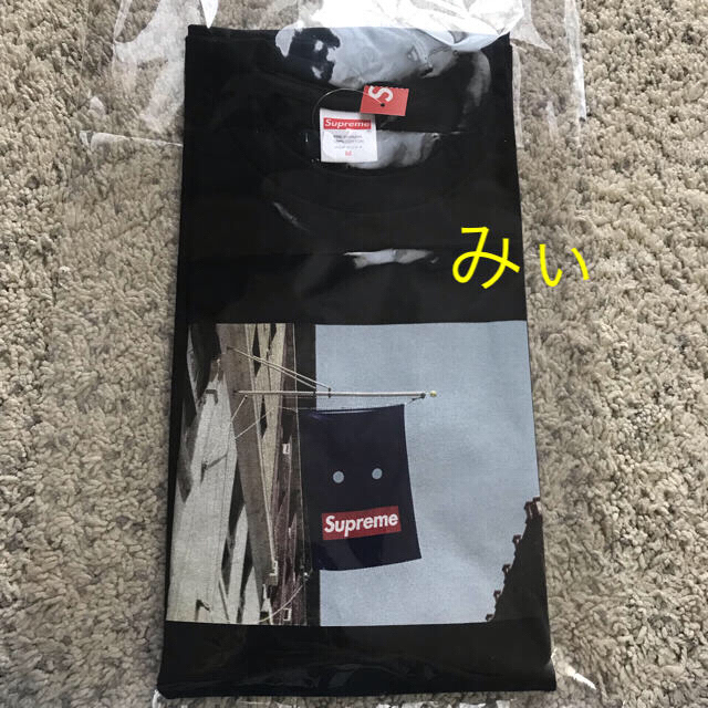 Mサイズ Supreme Banner Tee 黒 black Tシャツ