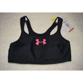 アンダーアーマー(UNDER ARMOUR)のアンダーアーマー　スポーツブラ　　SM　ブラック(その他)