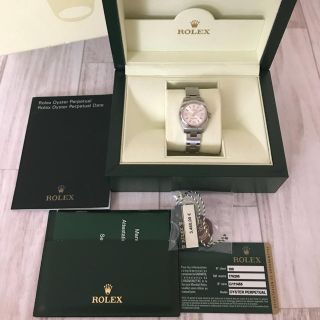 ロレックス(ROLEX)のロレックス オイスターパーペチュアル ピンクバー(腕時計)