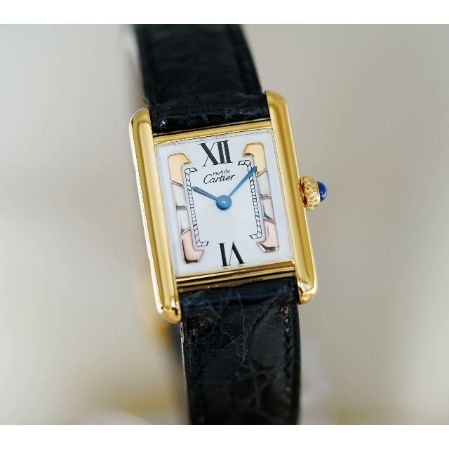 美品 カルティエ マスト タンク カラーゴールド SM Cartier