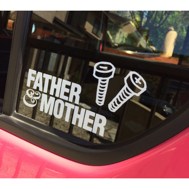 Mr.Children ファンクラブ FATHER&MOTHER ステッカーの通販 by Mr.Children ファンクラブ FATHER&MOTHER ステッカーの通販 by