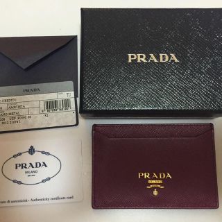 プラダ(PRADA)のプラダサフィアーノカードケース(名刺入れ/定期入れ)