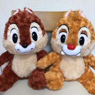 チップアンドデール(チップ&デール)のチップとデール ぬいぐるみ BIG(ぬいぐるみ)