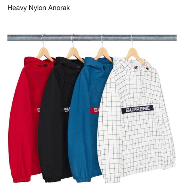 【新品】Supreme Heavy Nylon Anorak sサイズ