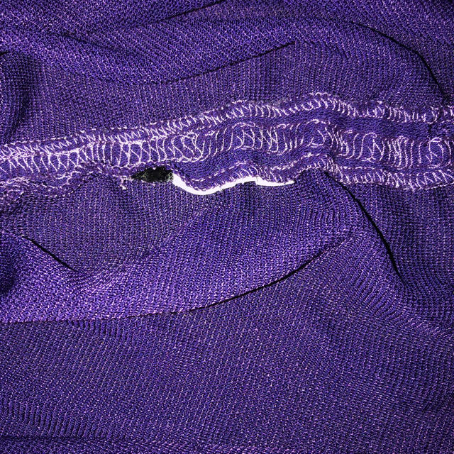 伊太利屋(イタリヤ)の長袖Ｔシャツ、7分、インナー  、古着紫 ブランド訳あり メンズのトップス(Tシャツ/カットソー(七分/長袖))の商品写真