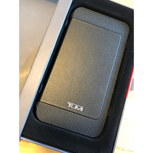 TUMI(トゥミ)の[新品・未使用]TUMI(トゥミ) iPhone X 手帳型 スマホケース スマホ/家電/カメラのスマホアクセサリー(iPhoneケース)の商品写真