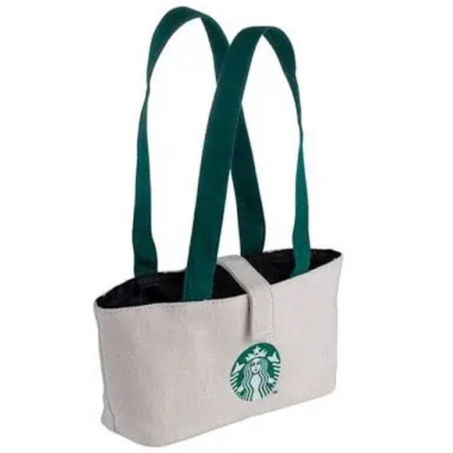 Starbucks Coffee(スターバックスコーヒー)の台湾限定 スターバックス ドリンクホルダー ドリンクバッグ ダブルカップ スタバ レディースのバッグ(エコバッグ)の商品写真