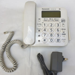 パナソニック(Panasonic)のパナソニック 固定電話 VE-GD21-W(その他)