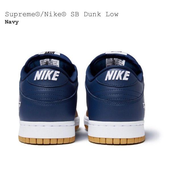 27cm　Supreme Supreme Nike SB Dunk Low