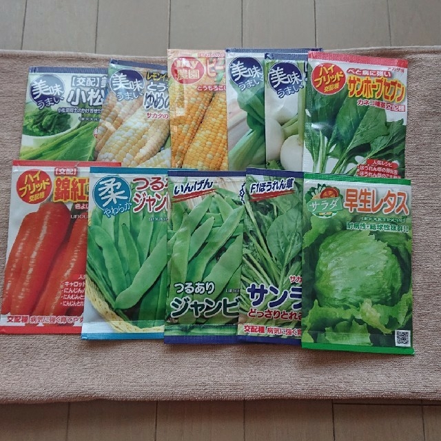 野菜の種・新品未開封品✨各種:１００円～ 食品/飲料/酒の食品(野菜)の商品写真